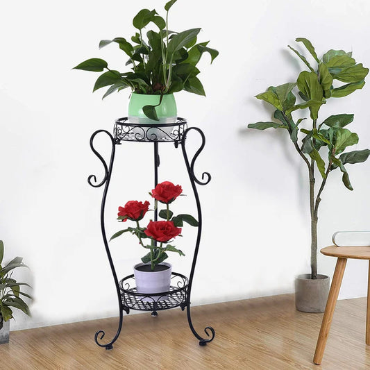Plant Stand: Round Corner Plant Stand