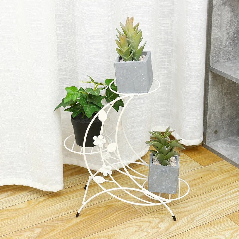 Plant Stand: Round Multi-Tiered Plant Stand