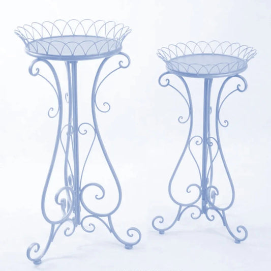 Plant Stand: Round Pedestal Plant Stand