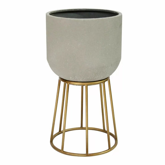 Plant Stand: Round Pedestal Plant Stand