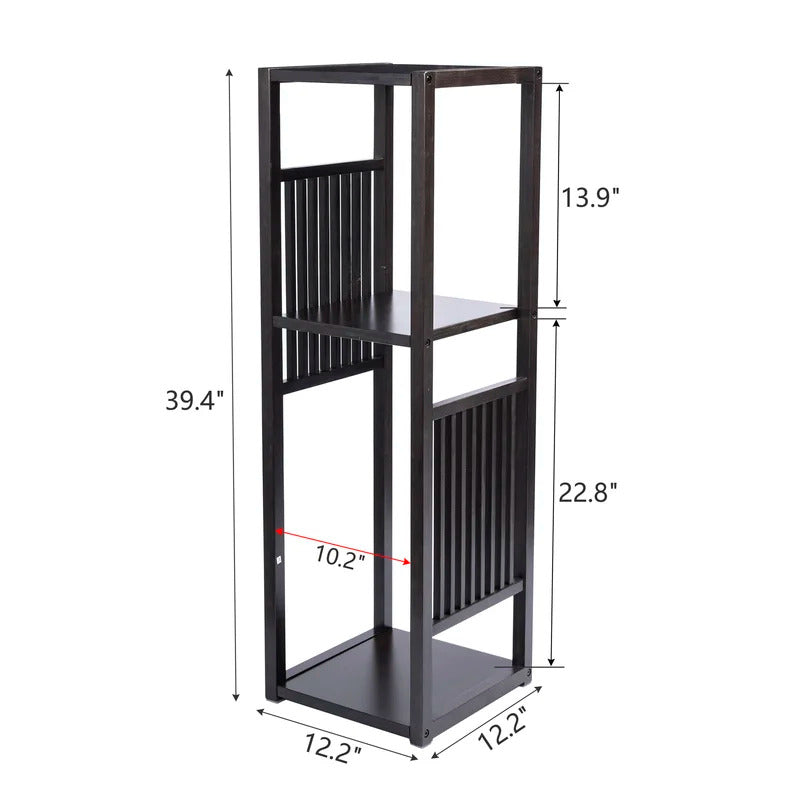 Plant Stand: Square Bamboo Square Bamboo Plant Stand