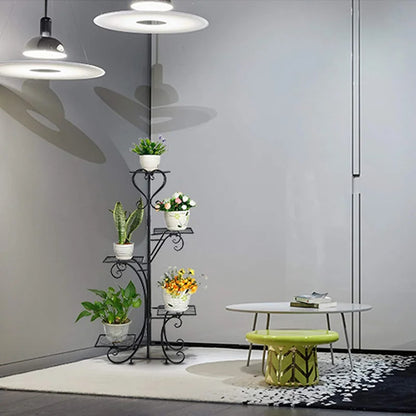 Plant Stand: Triangular Multi-Tiered Plant Stand