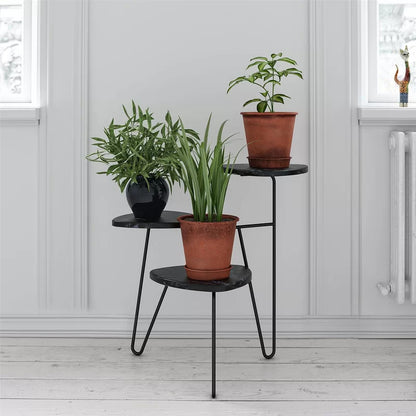 Plant Stand: Triangular Multi-Tiered Plant Stand