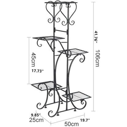 Plant Stand: Triangular Multi-Tiered Plant Stand