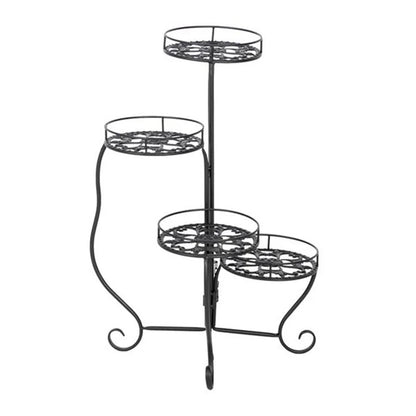 Plant Stand: Vintage Round Multi-Tiered Plant Stand