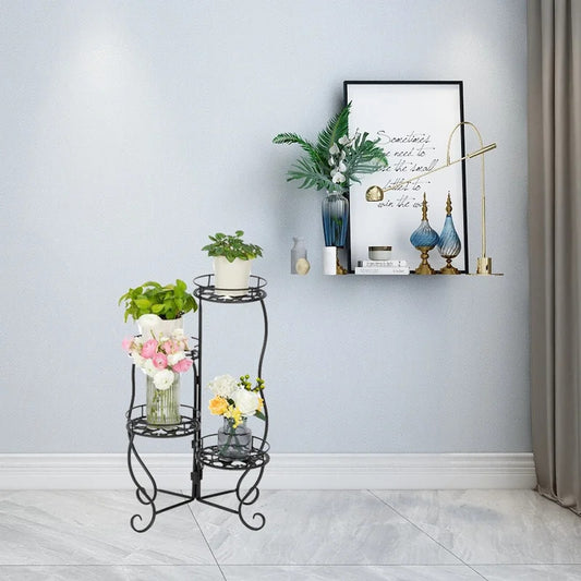 Plant Stand: Vintage Round Multi-Tiered Plant Stand