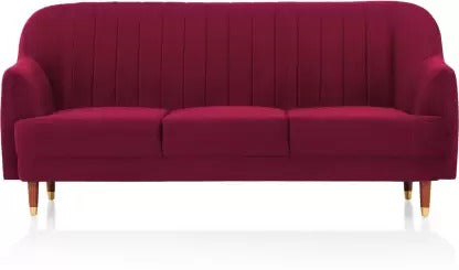 5 Seater Sofa Set: Polyester Fabric 3 + 1 + 1 Sofa Set