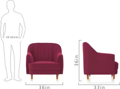 5 Seater Sofa Set: Polyester Fabric 3 + 1 + 1 Sofa Set