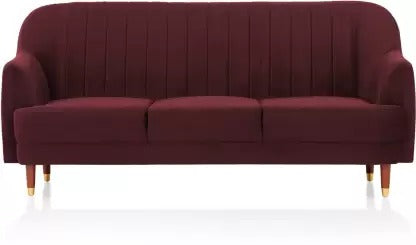 5 Seater Sofa Set: Polyester Fabric 3 + 1 + 1 Sofa Set