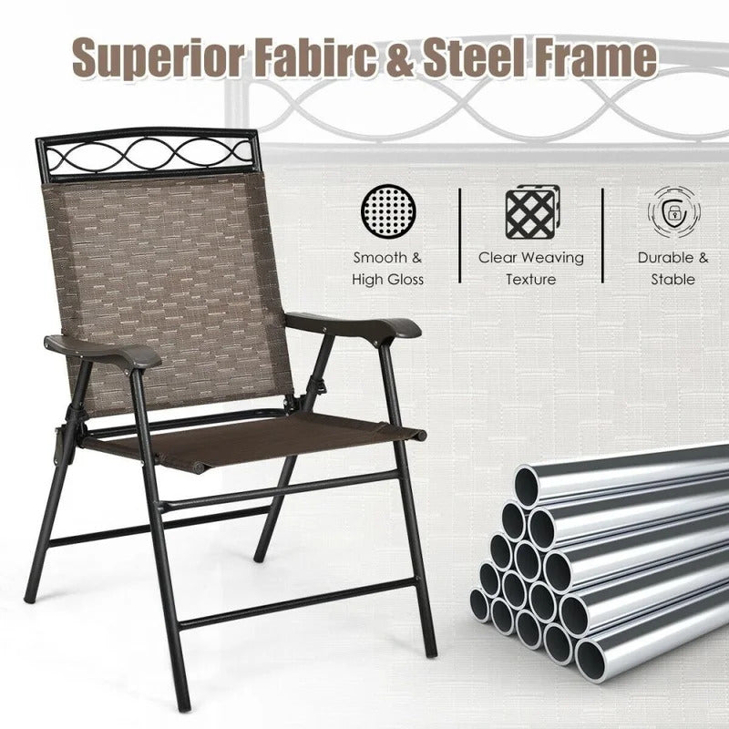Portable Chair: Folding Chairs Sling Portable Chair