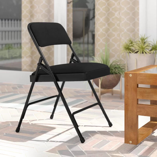 Portable Chair: Padded Banquet Folding Chair (Set of 4)