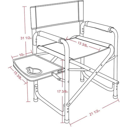 Portable Chair: Portable Camping Chair With Side Table