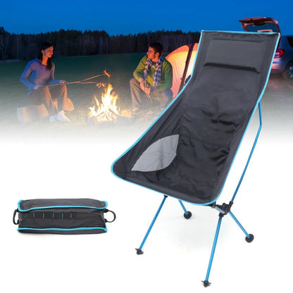 Portable Chair: Portable Outdoor Folding Reclining Chair