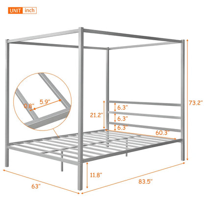 Poster Bed:  Floreta Queen Poster Bed