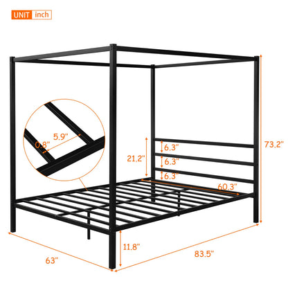 Poster Bed:  Floreta Queen Poster Bed
