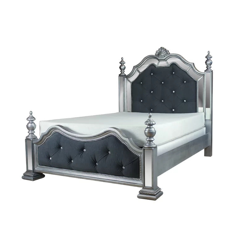 Poster Bed: Majestic Wooden Poster Bed