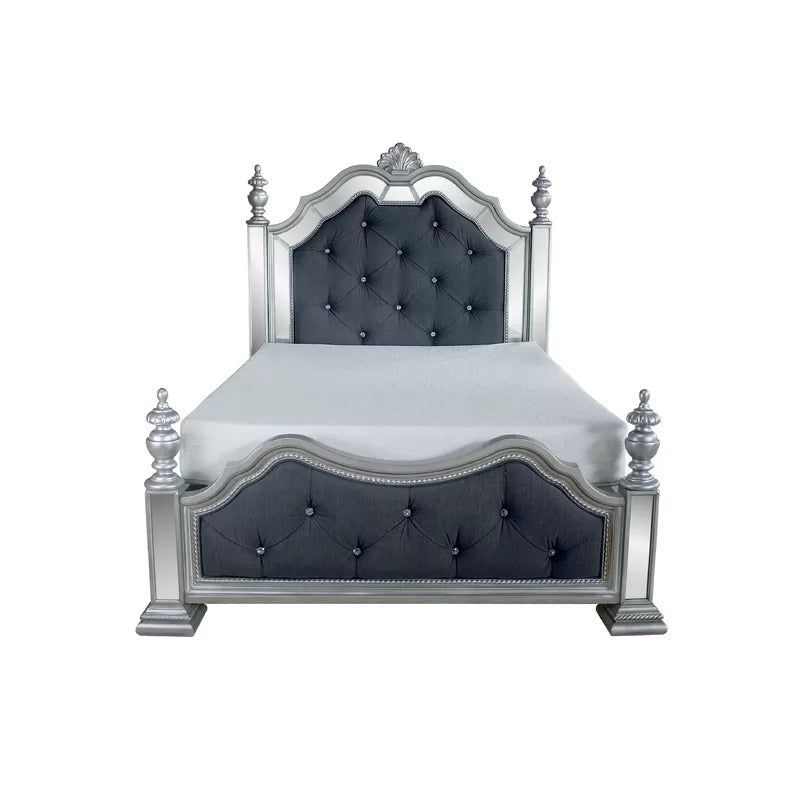 Poster Bed: Majestic Wooden Poster Bed