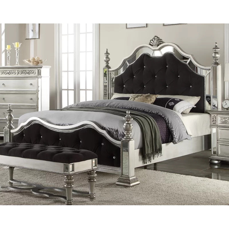 Poster Bed: Majestic Wooden Poster Bed