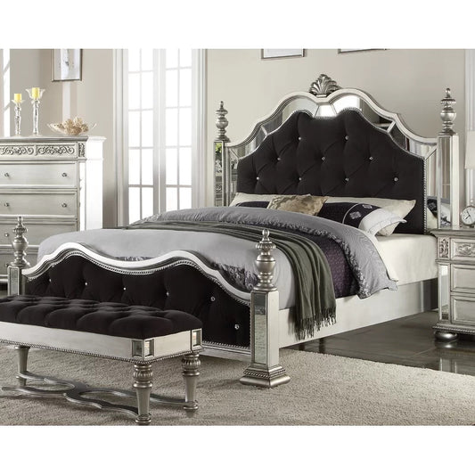 Poster Bed: Majestic Wooden Poster Bed