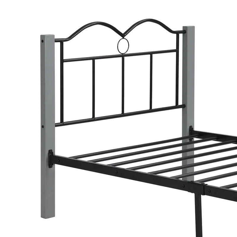 Poster Bed: Metal Twin Size Poster Bed