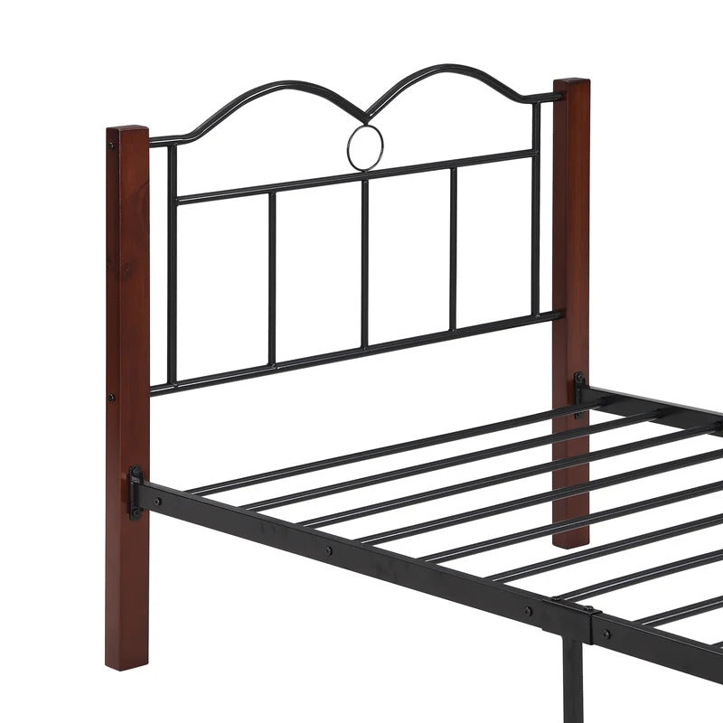 Poster Bed: Metal Twin Size Poster Bed