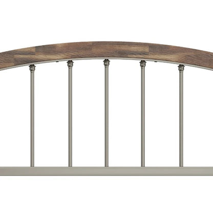 Poster Bed: Solid Wood Brown Poster Bed