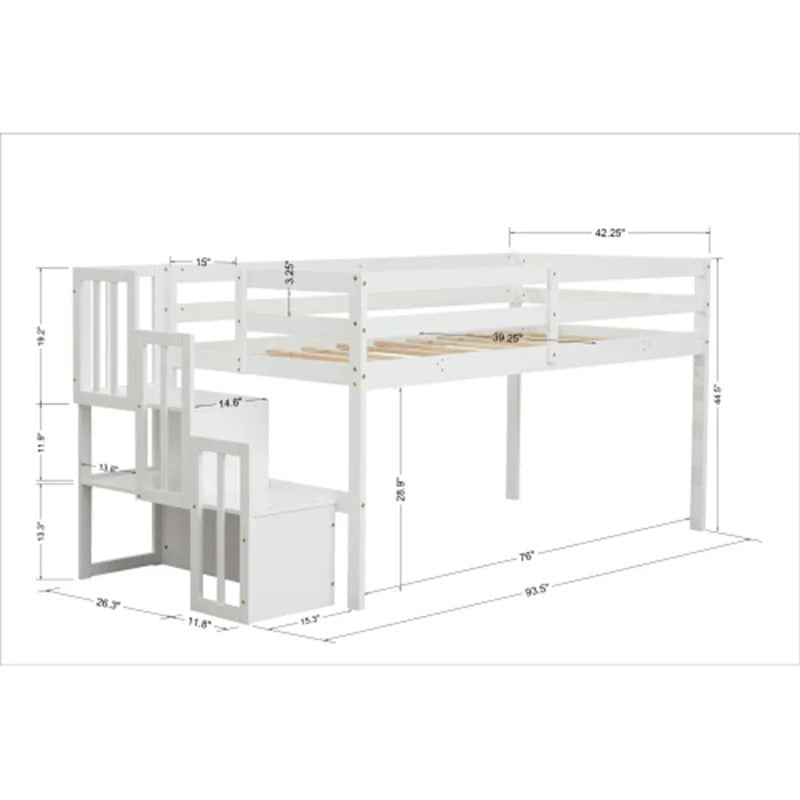Poster Bed: Solid Wood Poster Bed