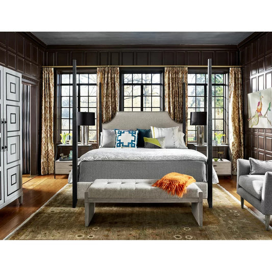 Poster Bed: Tapered wood Poster Bed