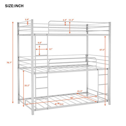 Poster Bed: triple bunk bed
