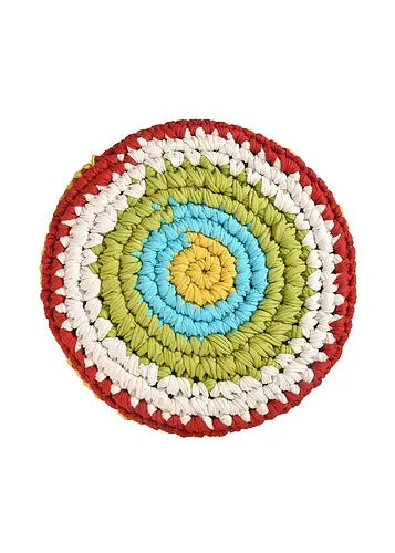 Pouffe: Chindi Pouffe In Multi Colour