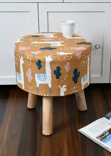 Pouffe: Horse Pouffe With Digital Print