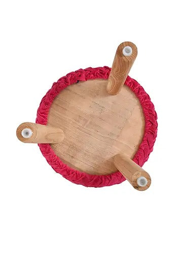 Pouffe: Salwood Legs Solid Smocking Pouffe