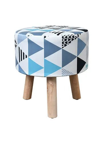 Pouffe: Traingle Pouffe With Digital Print