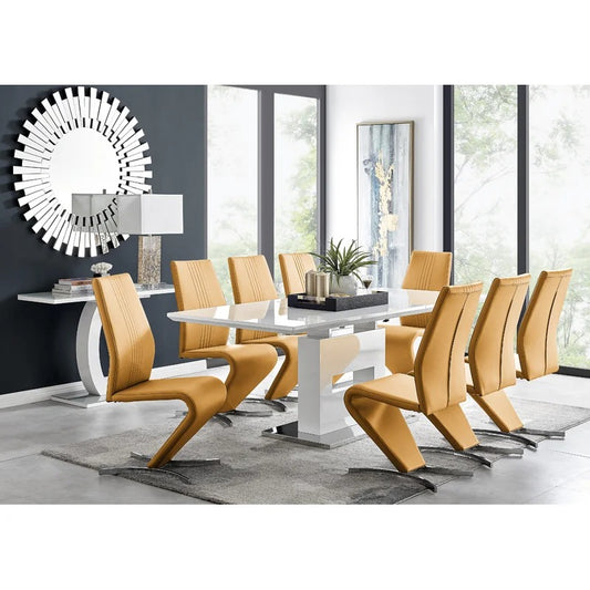 8 Seater Dining Set: Premium Quality Dining Set with 8 Chairs