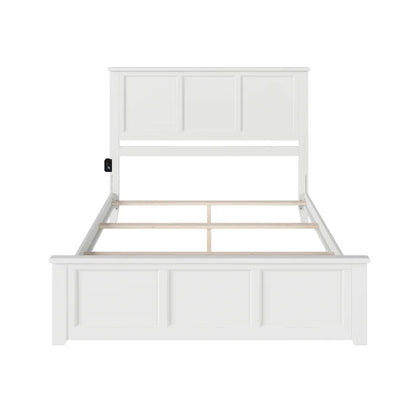 Queen Size Bed :Extra-Long Twin Solid Wood Standard Bed