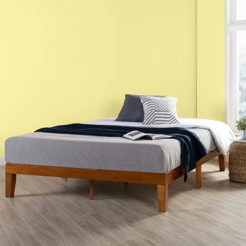 Queen Size Bed : Harlow Solid Wood Platform Bed