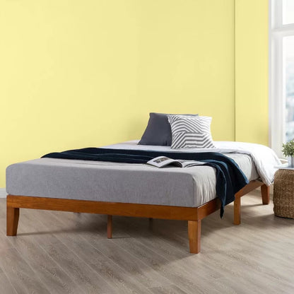 Queen Size Bed : Harlow Solid Wood Platform Bed
