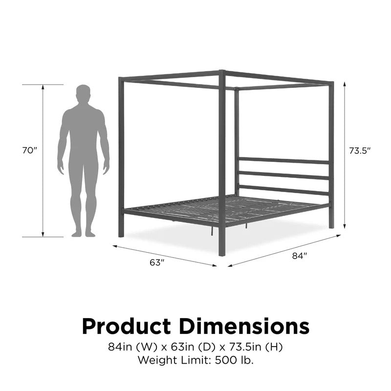 Queen Size Bed : James Canopy Bed