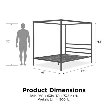 Queen Size Bed : James Canopy Bed