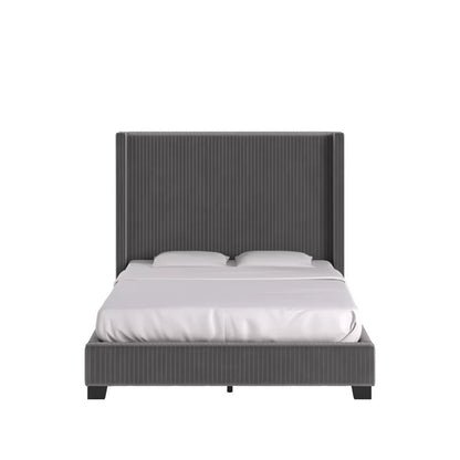 Queen Size Bed : Upholstered Standard Bed