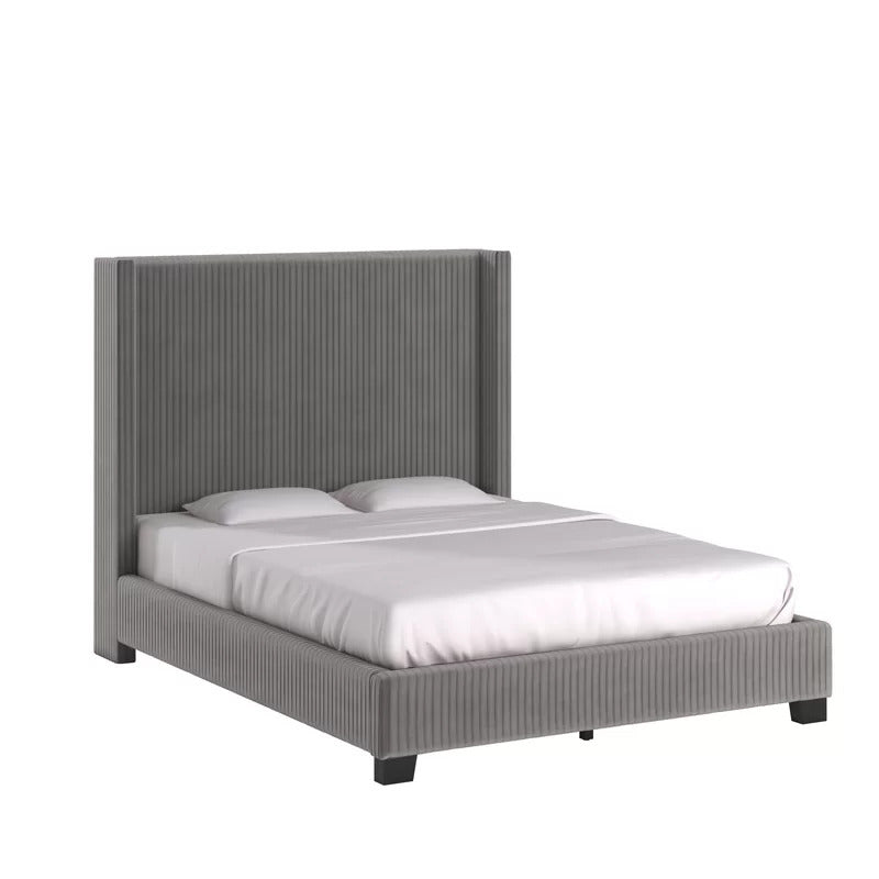 Queen Size Bed : Upholstered Standard Bed