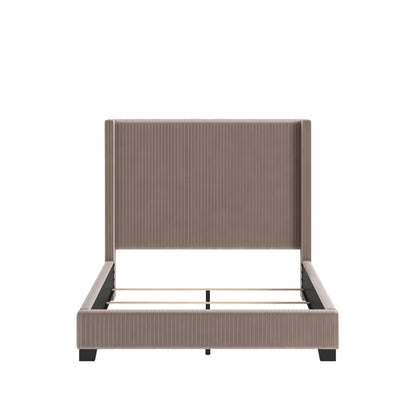 Queen Size Bed : Upholstered Standard Bed