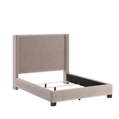 Queen Size Bed : Upholstered Standard Bed