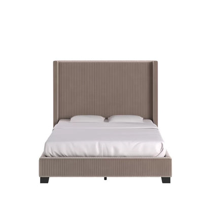 Queen Size Bed : Upholstered Standard Bed