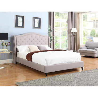 Queen Size Bed : salena Platform Bed