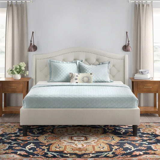 Queen Size Bed : salena Platform Bed