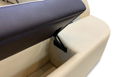 Queen Size: Leatherette Queen Size Smart Bed