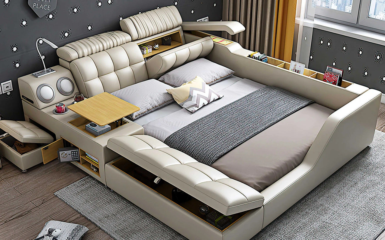 Queen Size: Multi Functional Queen Size Smart Bed