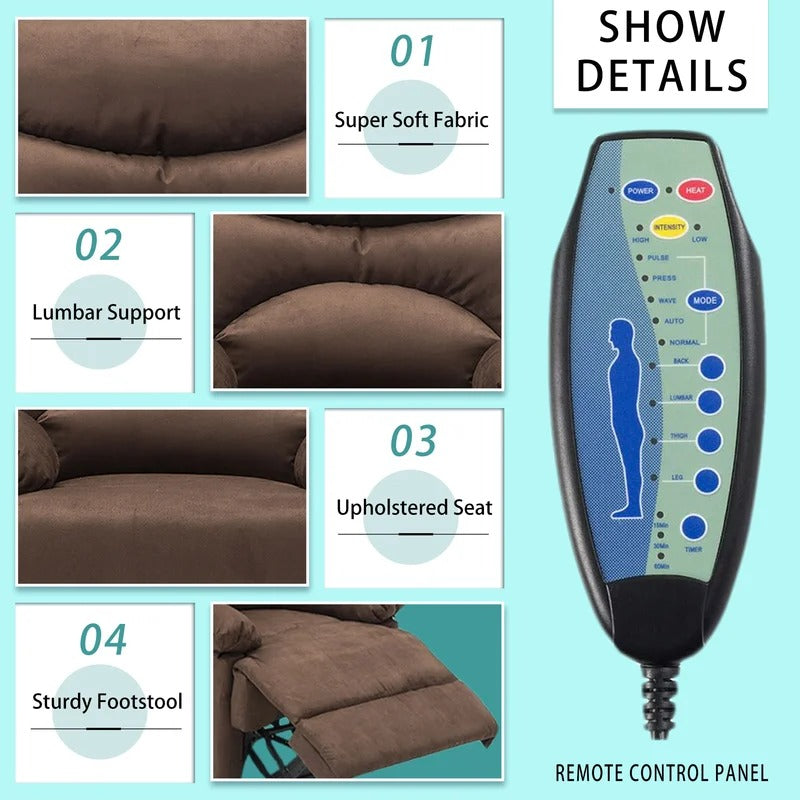 Massage Chairs: Recliner & Massage Chair Brown