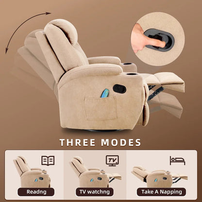 Recliner: Reclining Heated Massage Chairs